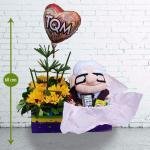 Arreglo Girasoles Peluche Carl