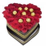Baul Rosas Y Chocolates · Arreglo Floral A Domicilio