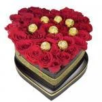 Baul Rosas Y Chocolates · Arreglo Floral A Domicilio