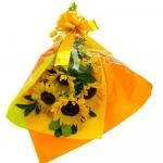 Ramo 6 Girasoles · Floristería En Bogotá