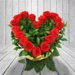 Ramo Rosas Corazon Forever · Arreglo Floral A Domicilio