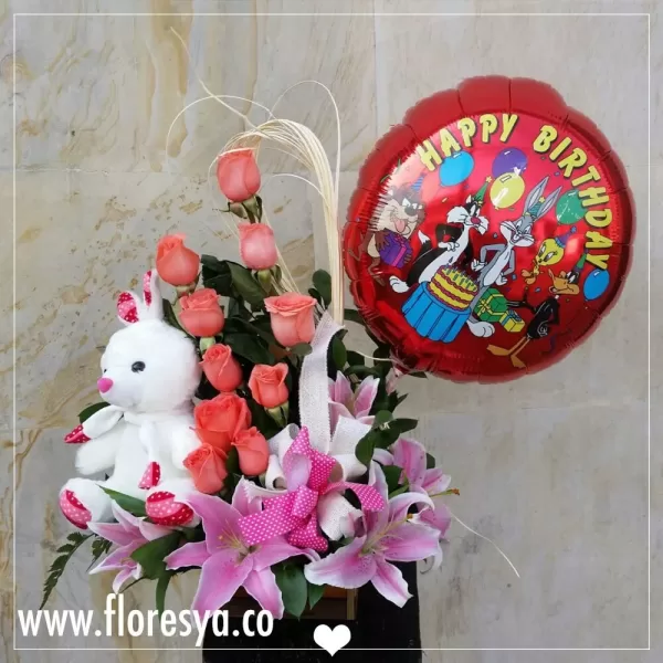 Ramo Rosas Happy