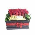 Caja Rosas Chocolates · Floristería Online Floresya
