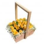 Cofre De Rosas Amarillas · Entrega De Flores El Mismo Día En Bogotá