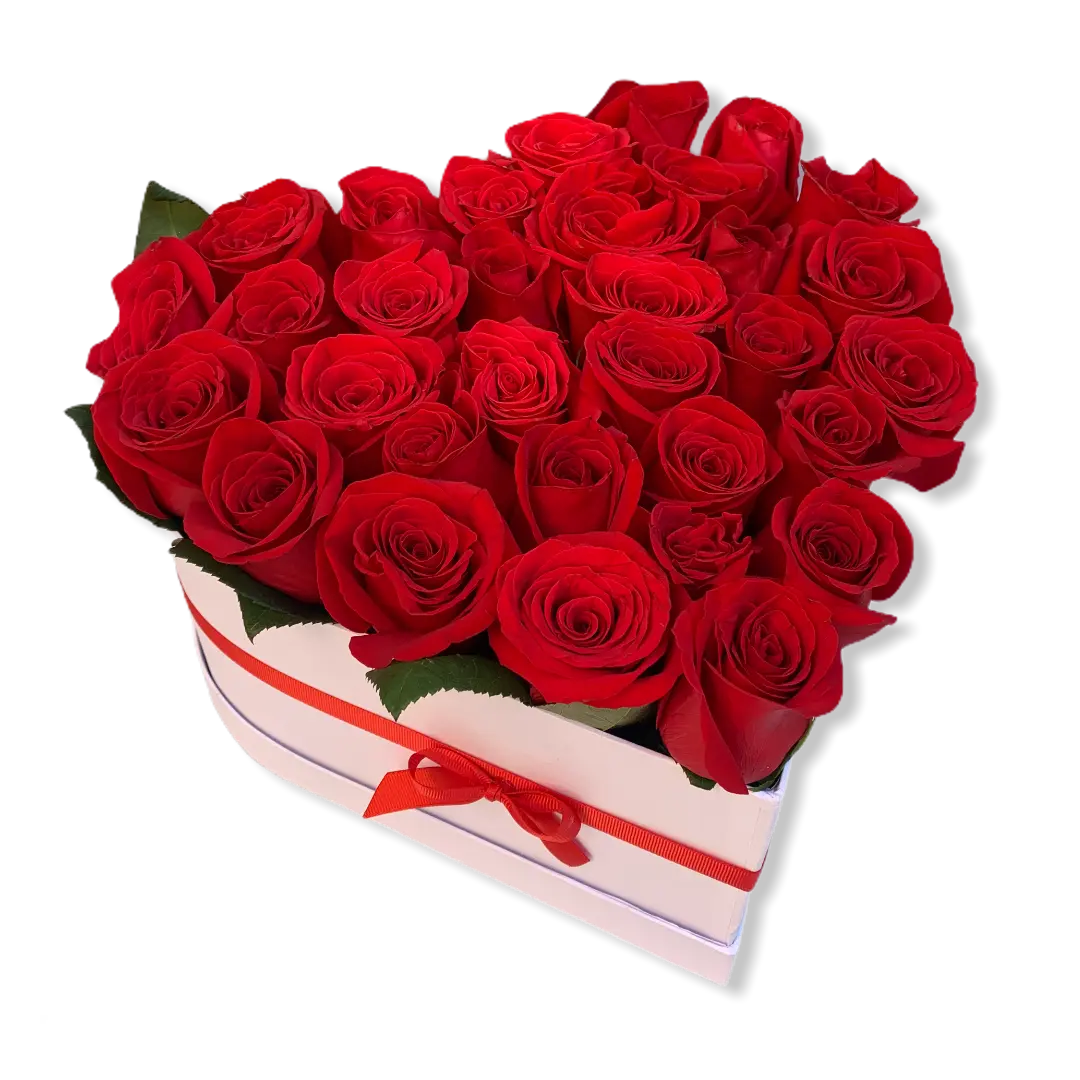Baul Corazon X 36 Rosas 1 Baul Corazon X 36 Rosas