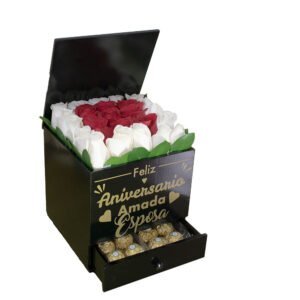 Floristeria Bogota &Raquo; Caja Rosas Luxury Aniversario