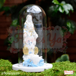 Virgen Medalla Milagrosa Con Rosas Preservadas · Flores Frescas En Bogotá