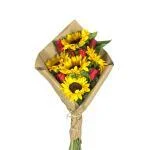 Ramo Girasoles Y Rosas · Entrega De Flores El Mismo Día En Bogotá
