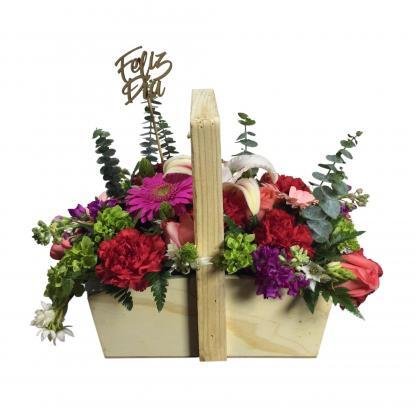 Flores Mes De La Madre 7 Canasta De Flores Celebracion