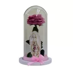 Rosa Preservada + Virgen Decorada · Floristería En Bogotá