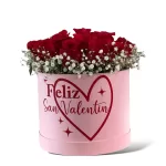 Baúl Rosas San Valentin · Flores Frescas En Bogotá