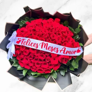 Ramo 100 Rosas Felices Meses