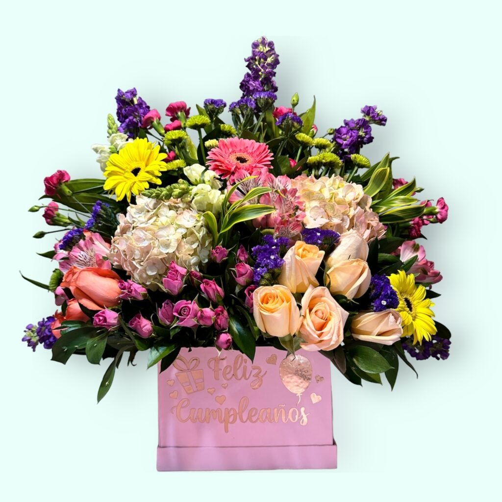 Enviar Flores Bogota 8 Arreglo De Flores Emily Rose · Flores Frescas En Bogotá