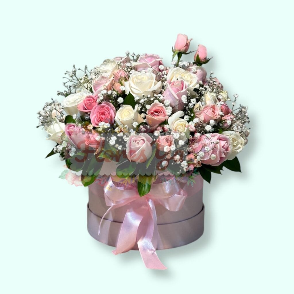Enviar Flores Bogota 5 Caja De Rosas Señorita · Arreglo Floral A Domicilio