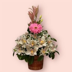 Arreglo Floral En Orquídeas