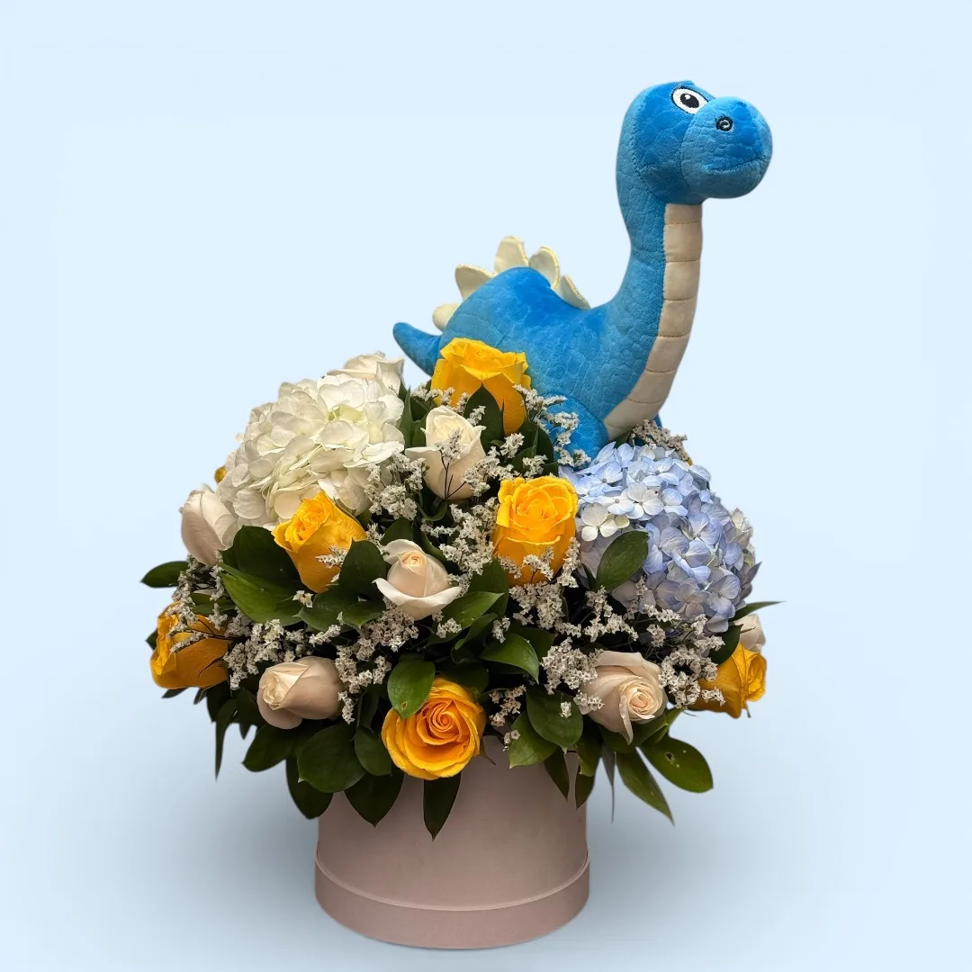 Ramo Flores Nacimiento Dino Niño · Ramos Y Arreglos Florales — Bogotá