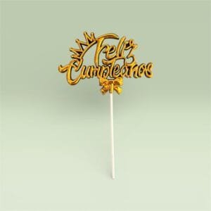 Pin Decorativo Feliz Cumpleaños