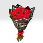 24 Rosas Rojas en papel coreano