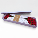 Rosas Rojas Premium En Caja X 24