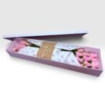 Rosas Rosadas Prremium En Caja X 24